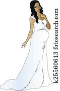 Pregnant African American Bride Pregnant African American Bride