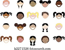 20 Kids Faces 2