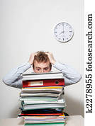 Frustrated business man