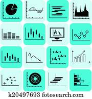 geschaefts, schaubild, symbol