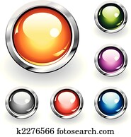 Glossy Buttons Glossy Buttons