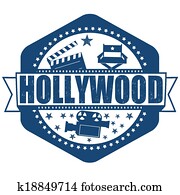 Hollywood stamp Hollywood stamp