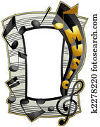 musique, cadre