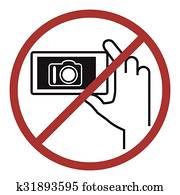 nein, photographie, icon. nein, photographie, icon.