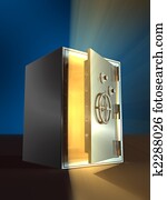 Opening safe Opening safe