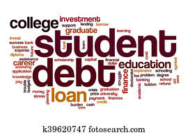 Student debt word cloud Student debt word cloud