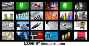 Big Panel of TV screen internet business Big Panel of TV screen internet business