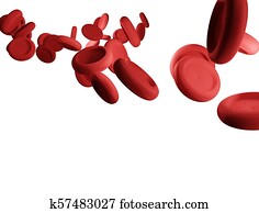 Blood in microbiology 3d rendering Blood in microbiology 3d rendering