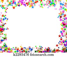 Confetti picture frame Confetti picture frame