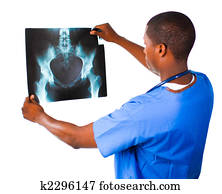 Doctor in Blue scrubs 