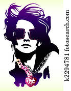 fancy woman pop art poster fancy woman pop art poster