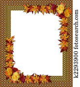 Thanksgiving Fall Autumn Border Thanksgiving Fall Autumn Border