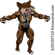 זאב ערבות, wid, כלב, קמיע