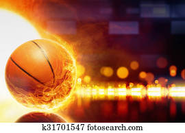 להשרף, כדור סל