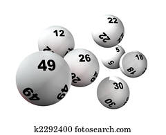 שבעה, הגרלה, כדורים