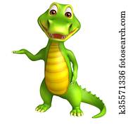 cute Aligator cartoon charcter cute Aligator cartoon charcter