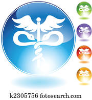 medical symbol crystal medical symbol crystal