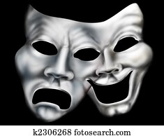 Merging theater masks Merging theater masks