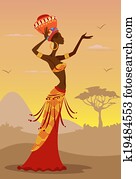 אישה אפריקנית