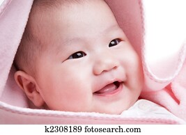 תינוק, לחייך