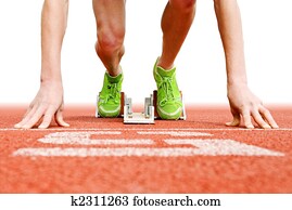 At the Starting blocks