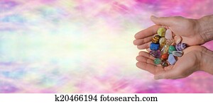 Crystal Healing Website Banner