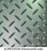 diamond grid sheet metal