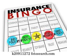 Insurance Bingo Choosing Best Policy Plan Coverage Premium