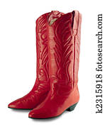 red rubber cowboy boots