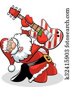 Santa Guitar Santa Guitar
