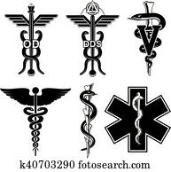 סמלים רפואיים, גרפי