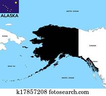 alaska state map