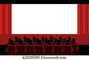 Cinema - red room Cinema - red room