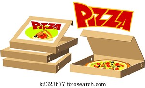 Food series - pizza boxes Food series - pizza boxes