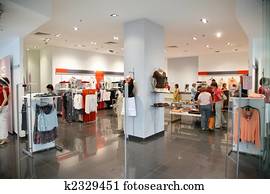 il, negozio, di, il, abbigliamento