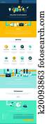 One page website design template One page website design template