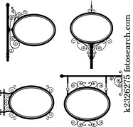 Oval Sign Oval Sign