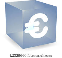Pound cube icon