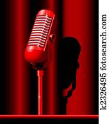 retro microphone retro microphone