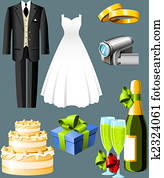 Wedding icons Wedding icons