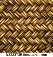 A woven wicker material A woven wicker material
