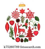 Abstract Christmas Tree Decoration Abstract Christmas Tree Decoration