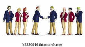 business meeting render business meeting render