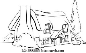 casa fazenda, cabana