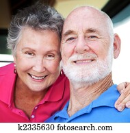 Happy Seniors Closeup