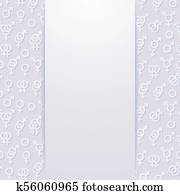 kivonat, háttér, noha, nemiség, symbols., vektor, illustration.