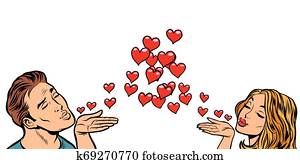 love couple kiss heart love couple kiss heart