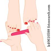 Pedicure Nail Salon Hands Pedicure Nail Salon Hands