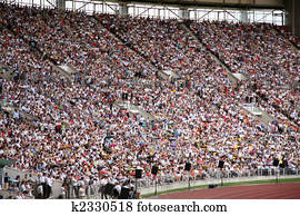 people on the stadium people on the stadium