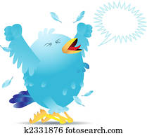Screaming twitter bird Screaming twitter bird